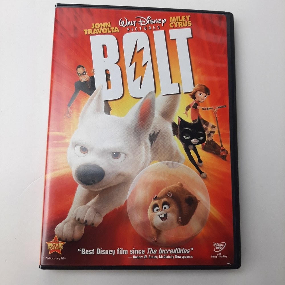 🍒4 for $20🍒 Bolt - Walt Disney - Bilingual DVD Kids Family Movie